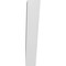Ekena Millwork 6-in. W x 22-in. D x 34-in. H Traditional Architectural Grade PVC Knee Brace BRCP06X22X34TRA - alternate 3
